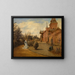 La maison de campagne de Gustave Coteaux - Henri de Braekeleer — ingelijst kunstwerk aan de muur