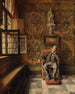 L'homme sur la chaise - Henri de Braekeleer — weergave van het kunstwerk