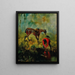 Hunting horse, race - Henri de Toulouse - Lautrec — framed artwork on a wall