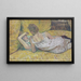 L'abandon, Les deux amies - Henri de Toulouse-Lautrec — framed artwork on a wall