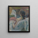 The Resting Model - Henri de Toulouse-Lautrec — framed artwork on a wall