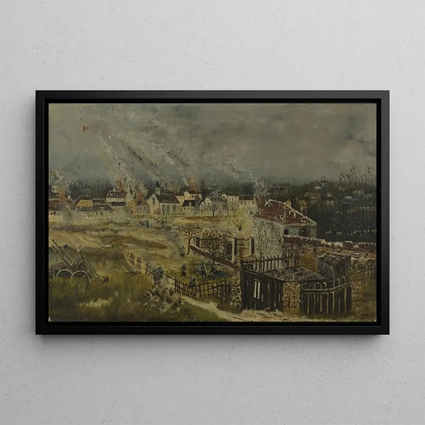Henri milien Rousseau - Bataille de Champigny Episode de la guerre de 1870.webp