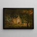 Éclair - Henri van Assche — ingelijst kunstwerk aan de muur