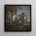 Henriette Adélaïde de Savoie and Ferdinand of Bavaria on horseback - Jan Miel — wall display of the artwork