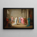 van Een Bezoek aan de Binnenkant van een Harem - Henriette Browne — ingelijst kunstwerk aan de muur