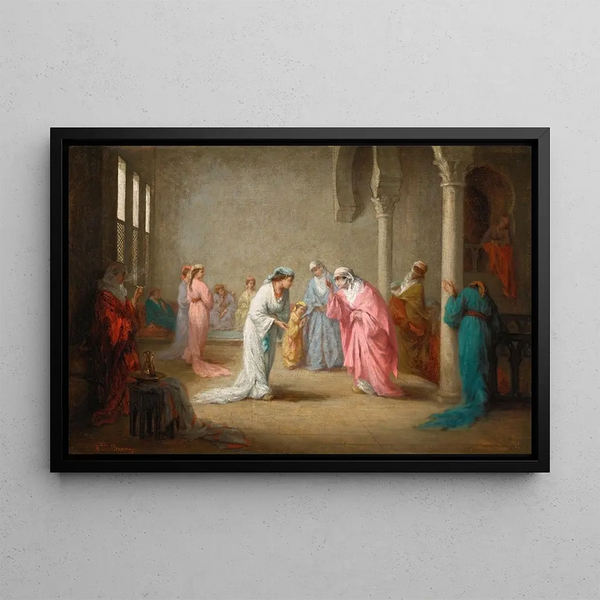 Henriette Browne - A Visit A Harem Interior.webp