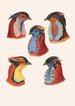 Caroncules de coqs tragopans - Henrik Grönvold — artwork view