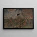 De Slag bij San Jacinto - Henry Arthur McArdle — ingelijst kunstwerk aan de muur