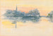 Kerk en meer - Henry Bacon — weergave van het kunstwerk
