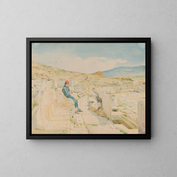 Theater van Dionysos - Henry Bacon — ingelijst kunstwerk aan de muur