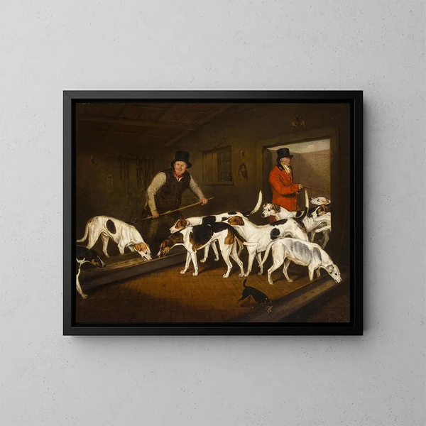 Chenil van graaf Darlington - Henry Bernard Chalon — ingelijst kunstwerk aan de muur