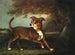 Portret van een hond in een landschap - Henry Bernard Chalon — weergave van het kunstwerk