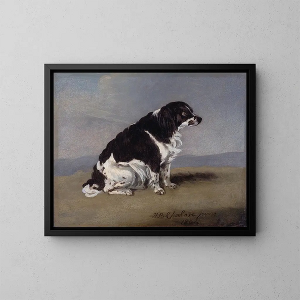 De spaniel van de hertogin van York - Henry Bernard Chalon — ingelijst kunstwerk aan de muur