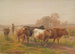 Vee in het landschap - Henry Birtles — weergave van het kunstwerk