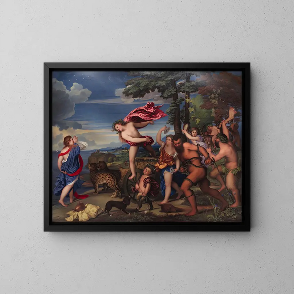Bacchus en Ariane - Henry Bone — ingelijst kunstwerk aan de muur