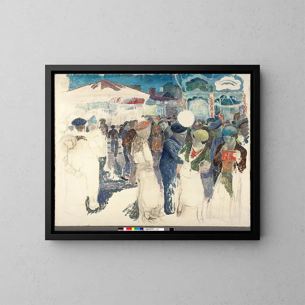 Tivoli - Henry Ericsson — ingelijst kunstwerk aan de muur