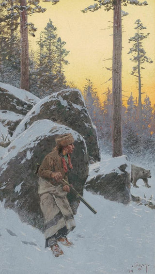 Henry Farny - The Indian Bear Hunter.webp