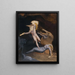 Persée bij het vertrek uit de Gorgonen-grot - Henry Fuseli — ingelijst kunstwerk aan de muur