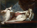Natuurlijke houding en vrouw aan piano - Henry Fuseli — weergave van het kunstwerk