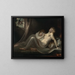L'incube verlaat twee jonge vrouwen - Henry Fuseli — ingelijst kunstwerk aan de muur
