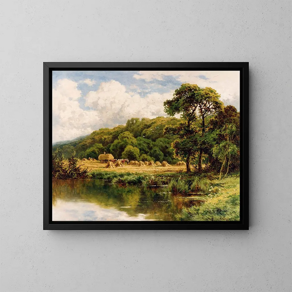 De brug van Severn bij Bridgnorth, Shropshire - Henry H Parker — ingelijst kunstwerk aan de muur