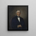 Daniel Haines, klas van 1820 - Henry Harrison — ingelijst kunstwerk aan de muur