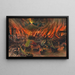 Last Day of Pompeii - Henry J Pain — framed artwork on a wall