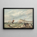 van een levendige activiteit voor de Franse kust - Henry King Taylor — ingelijst kunstwerk aan de muur