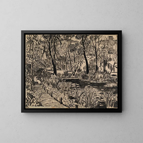 Arboretum - Henry Lyman Saen — ingelijst kunstwerk aan de muur