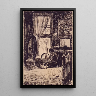 Henry Lyman Saen - Figures before Window.webp