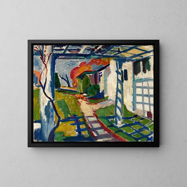 Treille - Henry Lyman Saen — ingelijst kunstwerk aan de muur