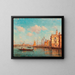Venetië, uitzicht op San Giorgio Maggiore - Henry Malfroy — ingelijst kunstwerk aan de muur