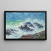 Groot weer in Saint-Grenoble, Pointe de Penmarch - Henry Moret — ingelijst kunstwerk aan de muur