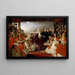 The Landing of Her Royal Highness Princess Alexandra at Gravesend, 7 March 1863 - Henry Nelson O'Neil — framed artwork on a wall