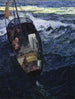 Vissers op zee - Henry Ossawa Tanner — weergave van het kunstwerk
