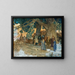 Hij heeft de zieken genezen - Henry Ossawa Tanner — ingelijst kunstwerk aan de muur