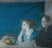 Portret van M. en Mevrouw Atherton Curtis met stilleven - Henry Ossawa Tanner — weergave van het kunstwerk
