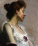 Portret van de vrouw van de kunstenaar - Henry Ossawa Tanner — weergave van het kunstwerk