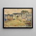 Straatscène in Tanger, gekanteelde architectuur - Henry Ossawa Tanner — ingelijst kunstwerk aan de muur