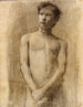 Studie van een jonge man - Henry Ossawa Tanner — weergave van het kunstwerk