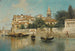 Gondolas on a Venetian Canal - Henry Pember Smith — artwork view
