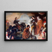 Het gevecht van Rodomont met Rogero - Henry Perronet Briggs — ingelijst kunstwerk aan de muur