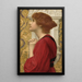 The Guarded Flame - Henry Ryland — framed artwork on a wall