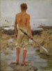 A Boy with an Oar - Henry Scott Tuke — artwork view