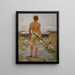 A Boy with an Oar - Henry Scott Tuke — framed artwork on a wall