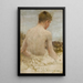 Back of a Young Bathers - Henry Scott Tuke — framed artwork on a wall