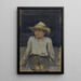 Boy with Hat 02 - Henry Scott Tuke — framed artwork on a wall