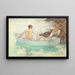 Embarkation - Henry Scott Tuke — framed artwork on a wall