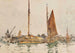Bateaux de pêche de Lowestoft amarrés à Falmouth - Henry Scott Tuke — artwork view