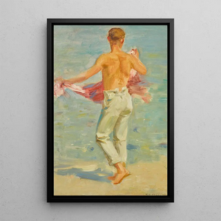 Henry Scott Tuke - Preparing to bathe.webp